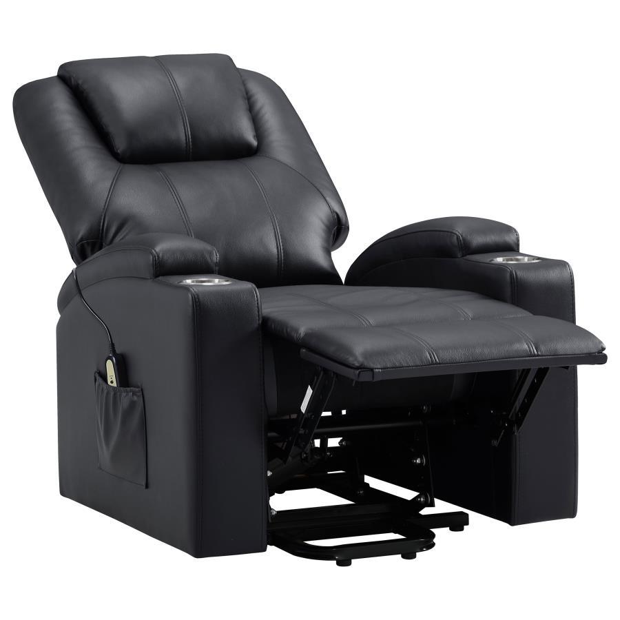 Armstrong - Upholstered Power Lift Massage Recliner by Coaster Fine Furniture | Bel Furniture