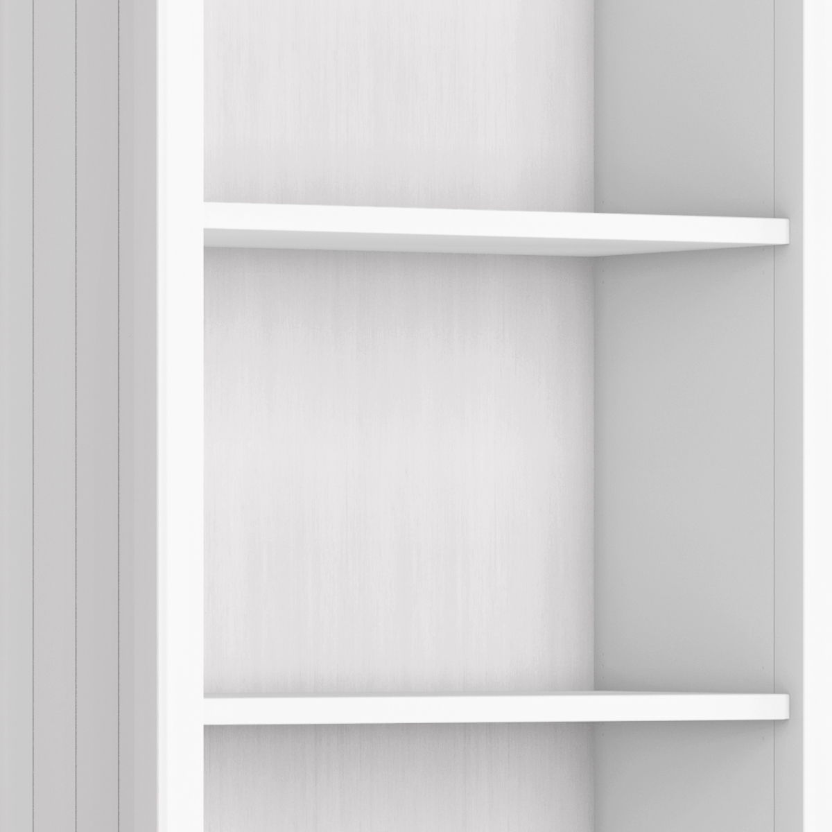 Acadian - 5 Shelf Bookcase, Handcrafted by Simpli-Home | Bel Furniture