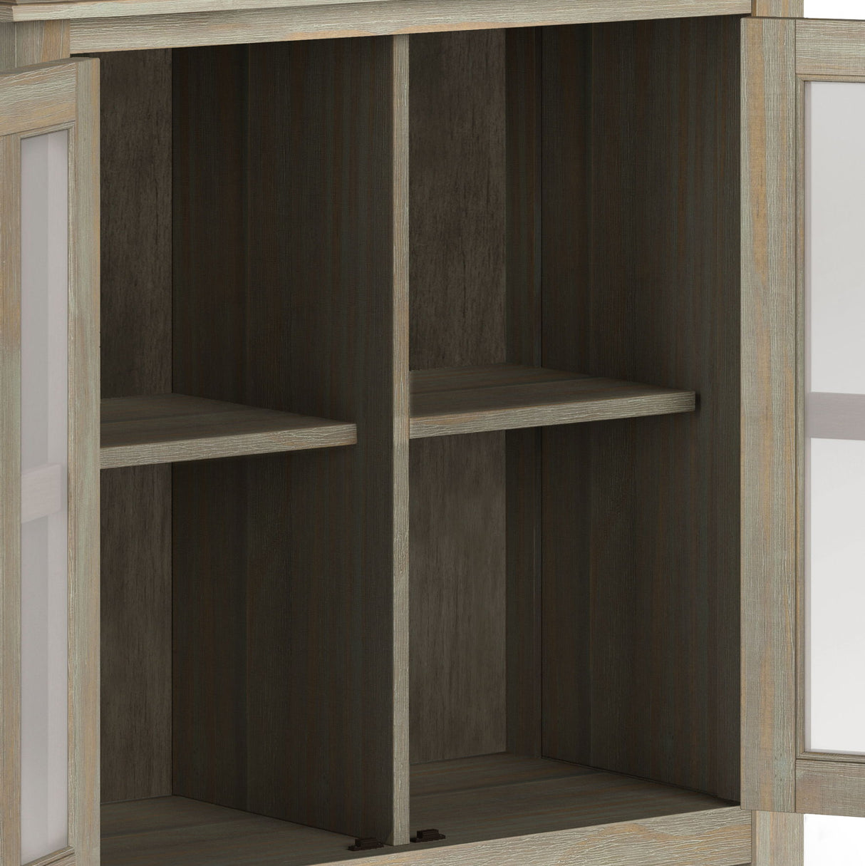 Artisan - Handcrafted Low Storage Cabinet by Simpli-Home | Bel Furniture