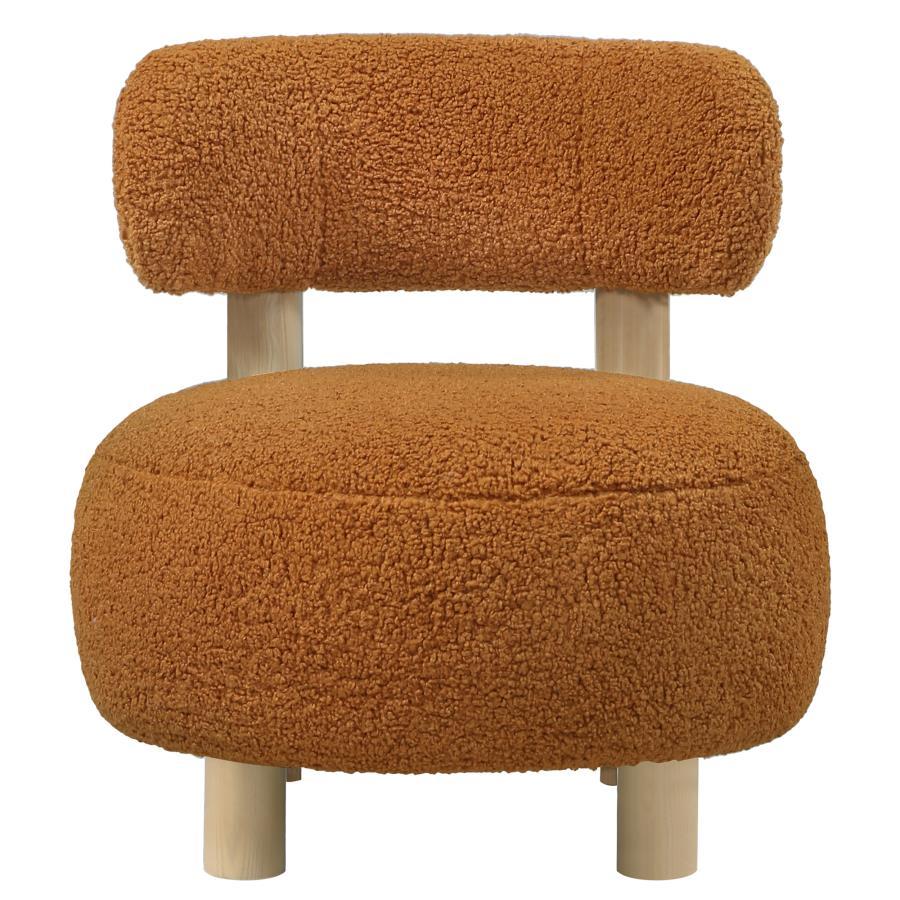 Zonie - Boucle Upholstered Barrel Back Accent Chair by CoasterEveryday | Bel Furniture
