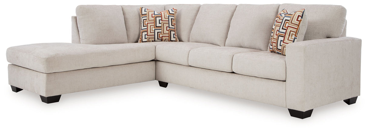 Aviemore - Sectional Beige 2 Pc. Left Arm Facing Corner Chaise Sectional by Signature Design by Ashley® | Bel Furniture