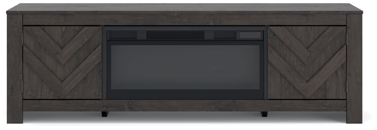 Cayboni - LG TV Stand With Fireplace Option by Signature Design by Ashley® | Bel Furniture