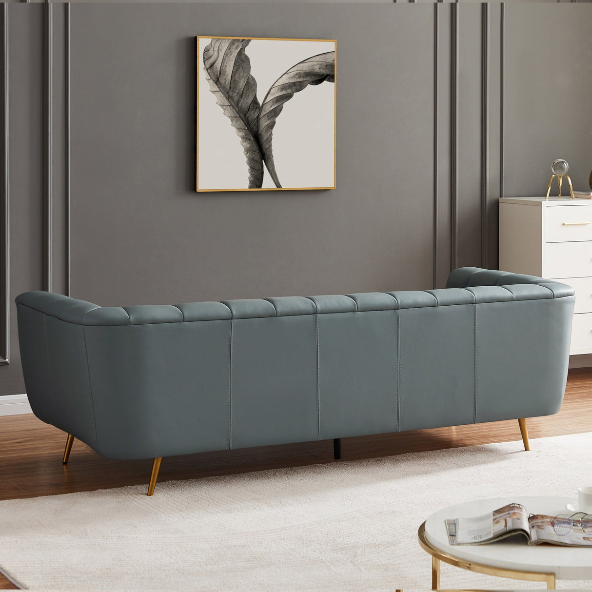 Lamattina - Modern Design Channel Tufted Sofa