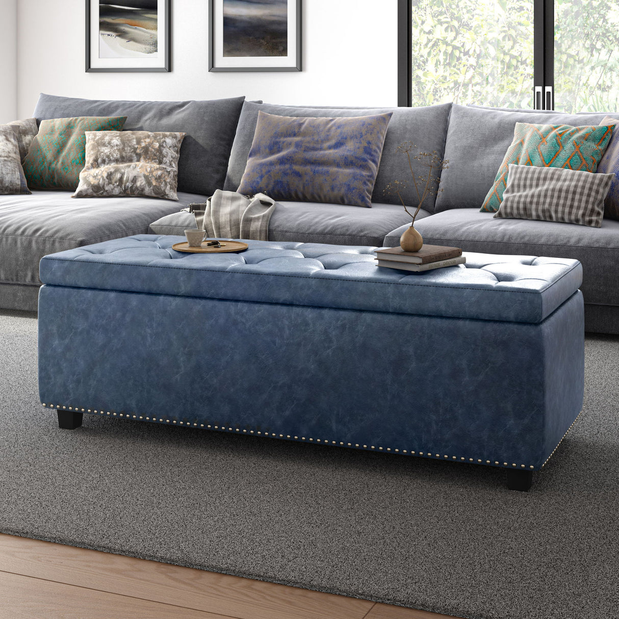 Hamilton - Upholstered Storage Ottoman