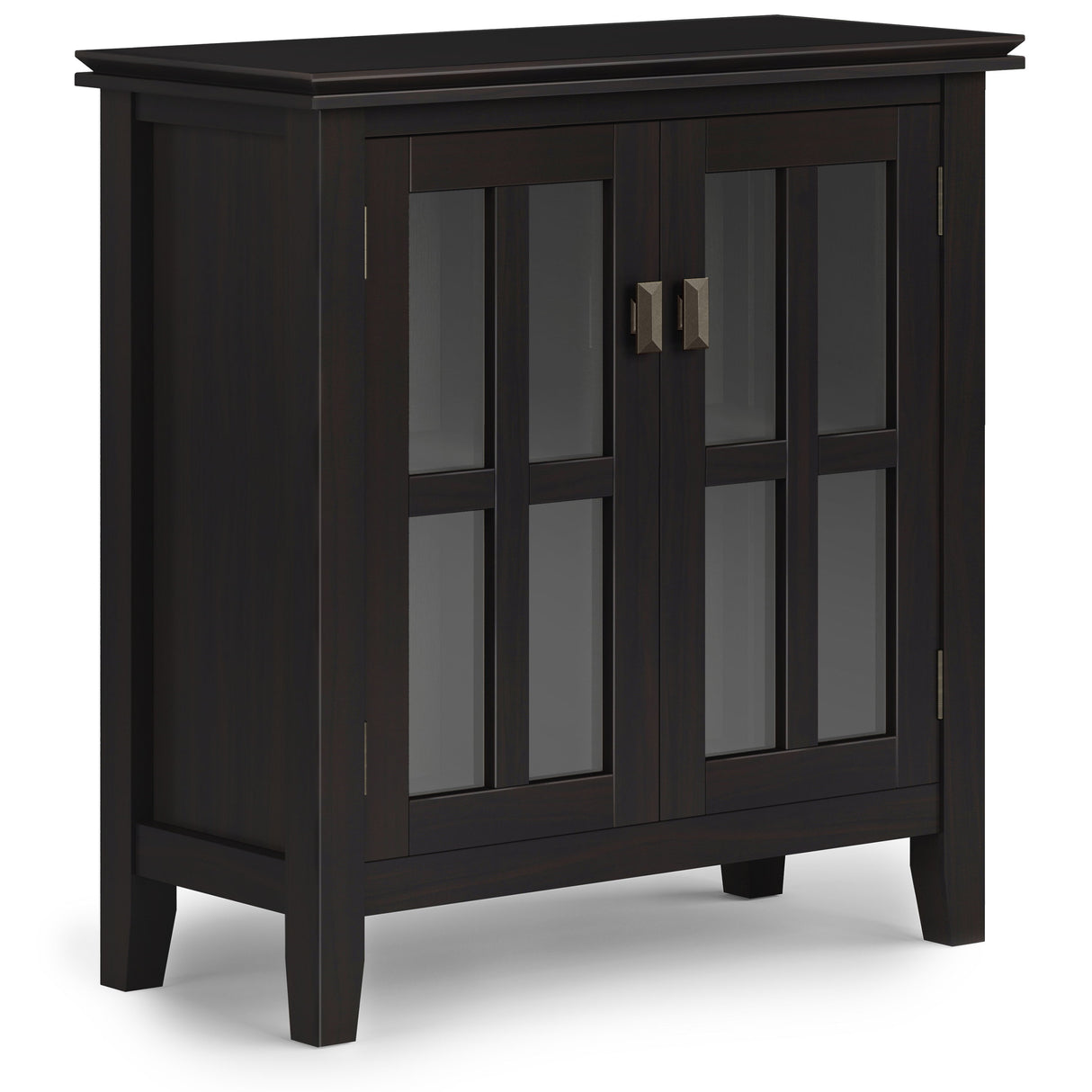 Artisan - Low Storage Cabinet - Hickory Brown by Simpli-Home | Bel Furniture