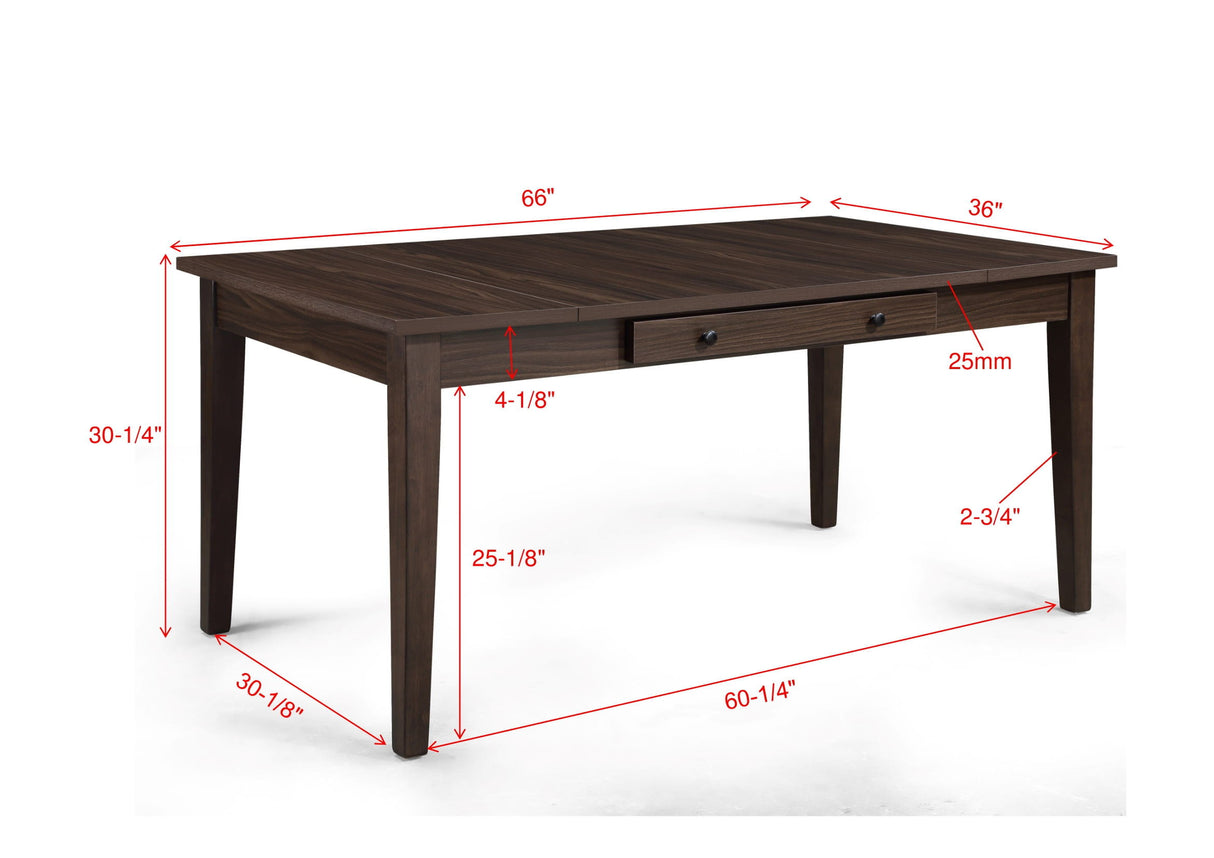 Wagner - Dining Table With Storage - Brown by Crown Mark | Bel Furniture
