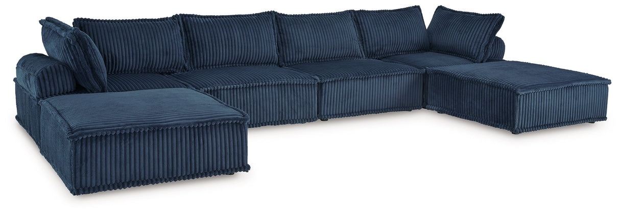 Bales - Sectional Blue 6 Pc. Modular Seating by Signature Design by Ashley® | Bel Furniture