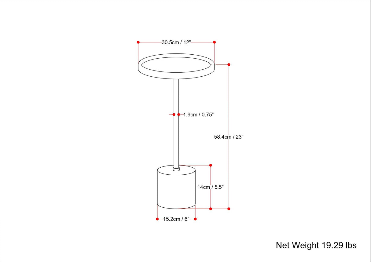 Turner - Side Table - Black by Simpli-Home | Bel Furniture