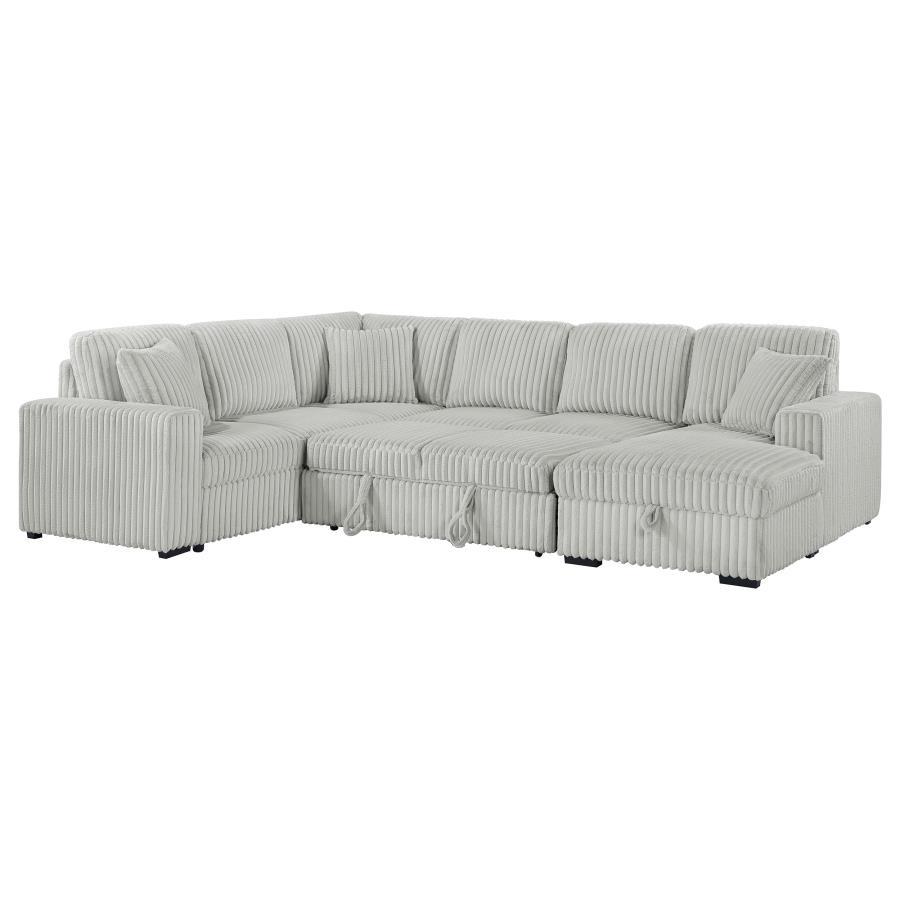Devonshire - Sleeper Sectional Sofa Storage Chaise