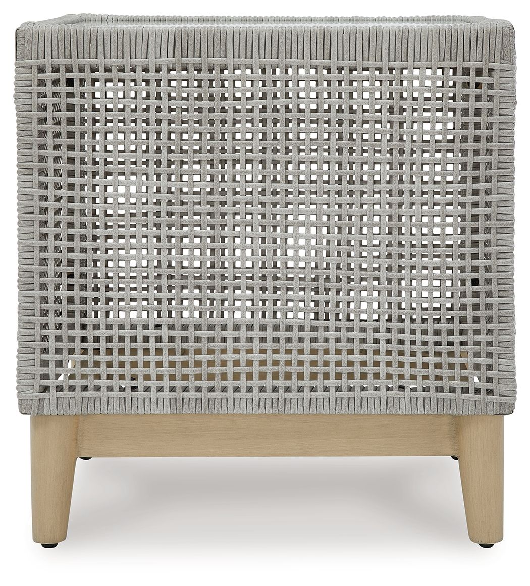 Seton Creek - Gray - Square End Table by Signature Design by Ashley® | Bel Furniture