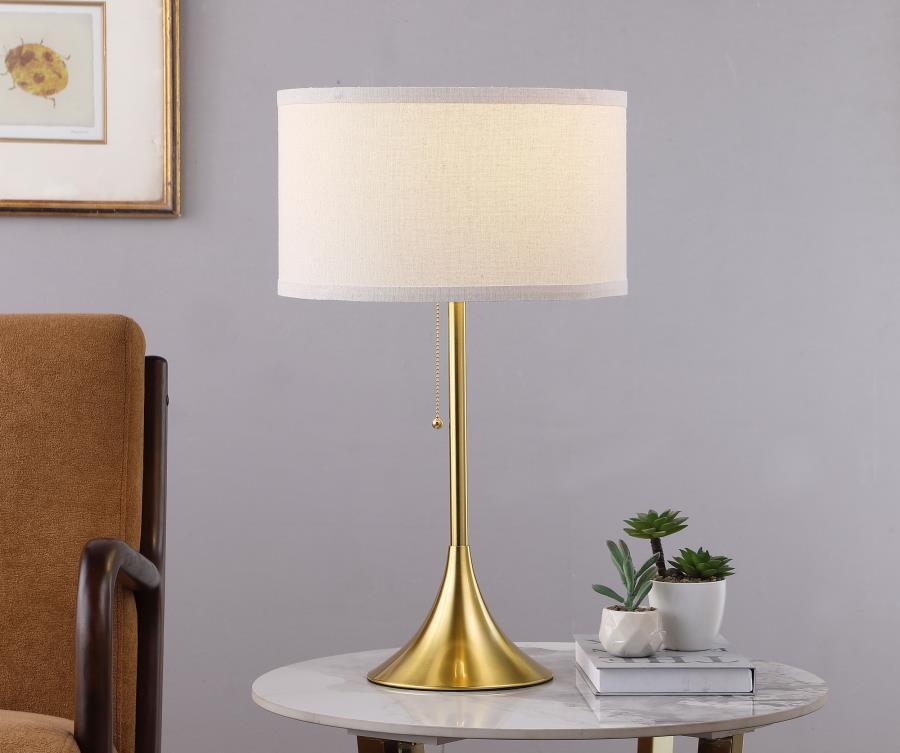 Elmira - Drum Shade Metal Lamp by Coaster Fine Furniture | Bel Furniture