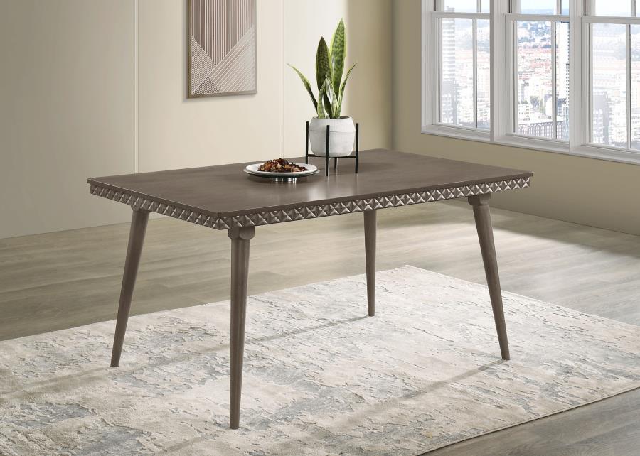 Onslow - Rectangular Wood Dining Table - Dark Brown by Coaster Fine Furniture | Bel Furniture