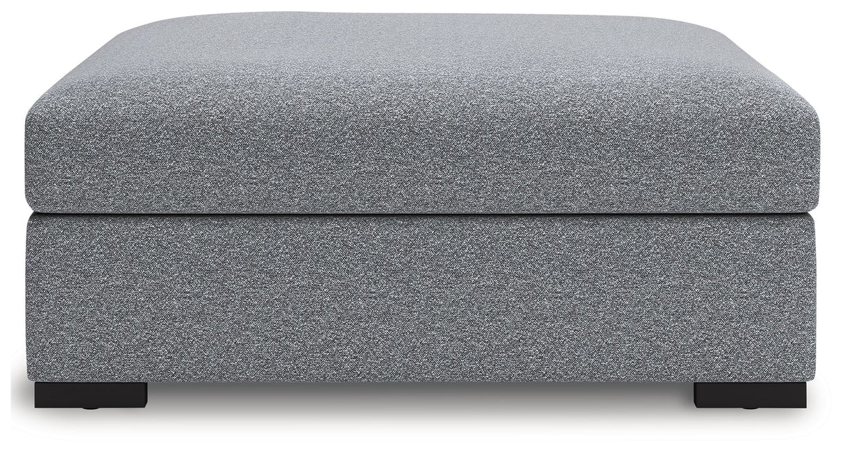 Bealton - Salt And Pepper - Oversized Accent Ottoman by Benchcraft® | Bel Furniture