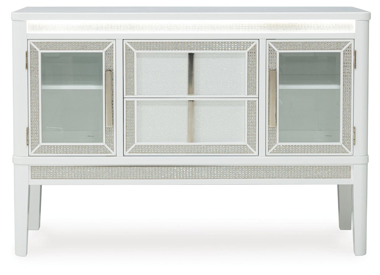 Chalanna - White - Dining Room Server by Signature Design by Ashley® | Bel Furniture