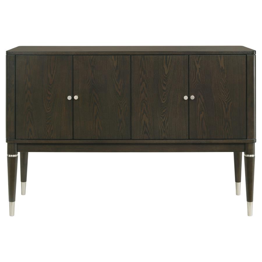 Reseda - 4-Door Dining Sideboard Server With Shelves - Ash Brown by Coaster Fine Furniture | Bel Furniture