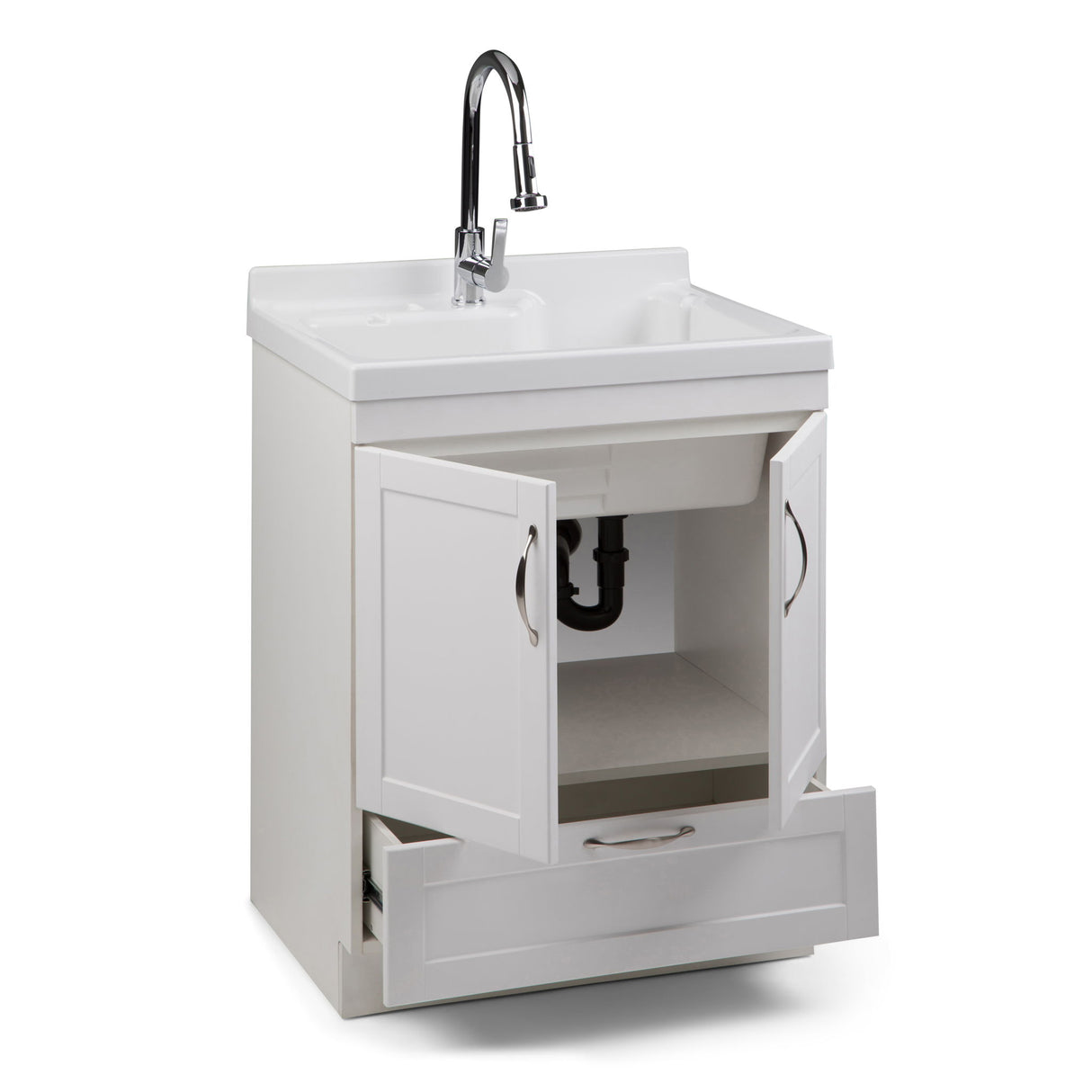Maile - All-In-One Laundry Utility Sink And Cabinet