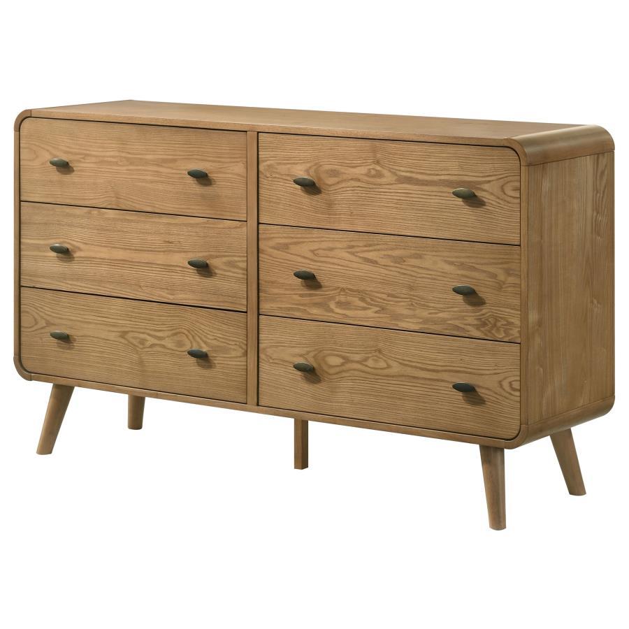 Robyn - 6-Drawer Bedroom Dresser by CoasterEssence | Bel Furniture