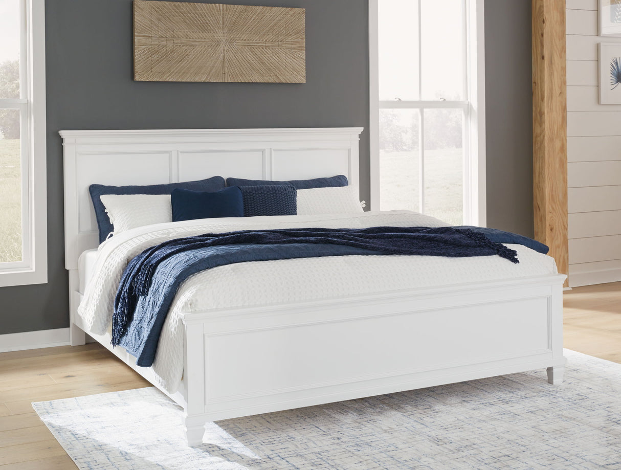 Fortman - Queen Panel Bed - White