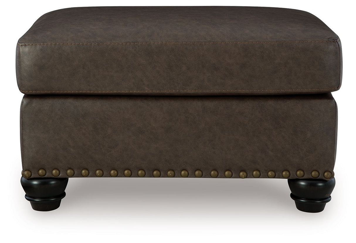 Roxmere - Umber - Ottoman by Benchcraft® | Bel Furniture