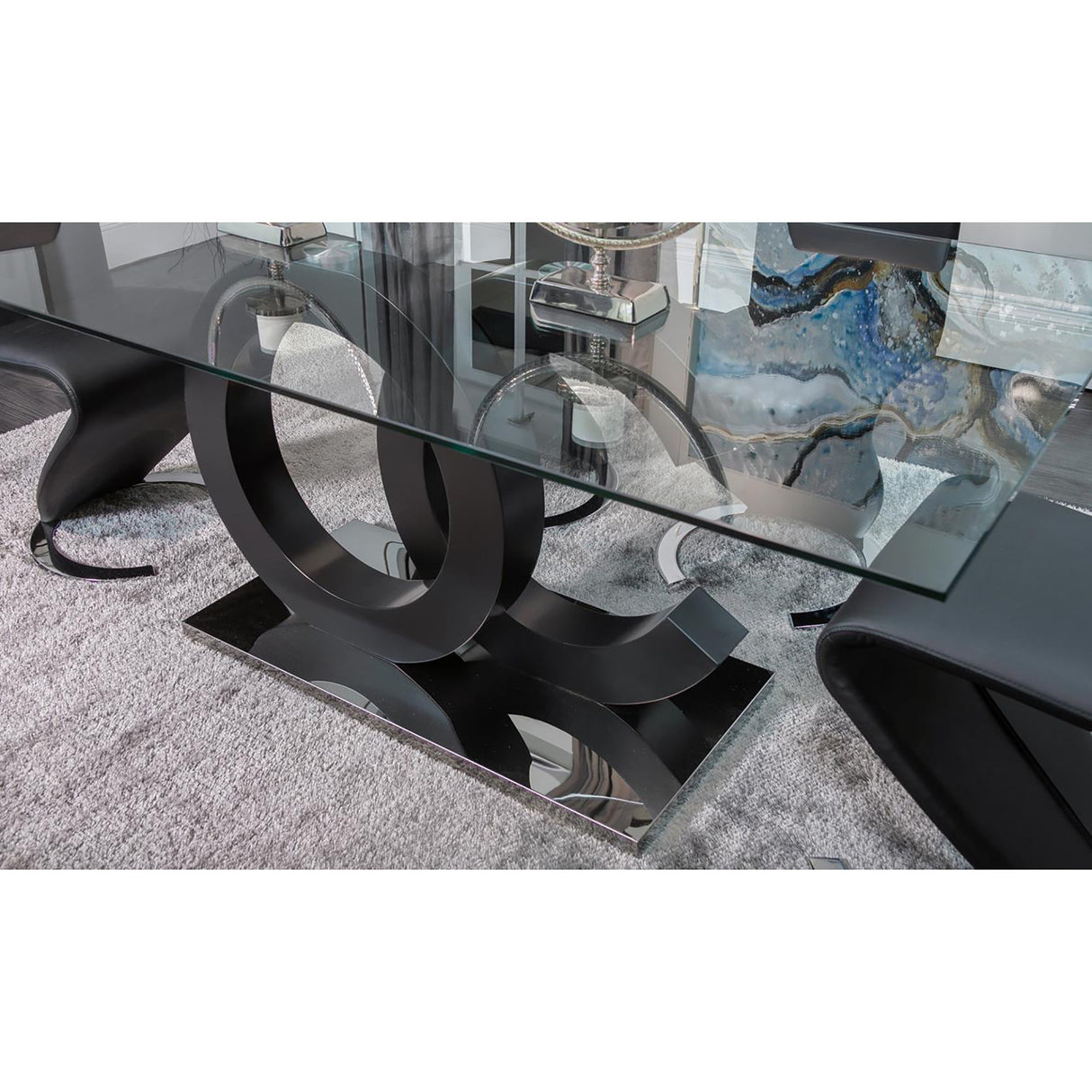 Aston - Dining Table - Black