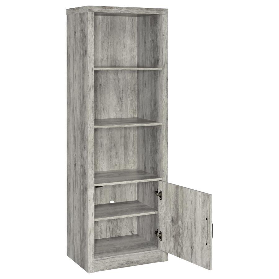 Burke - 3 Piece TV Entertainment Center - Gray Driftwood by Coaster Fine Furniture | Bel Furniture