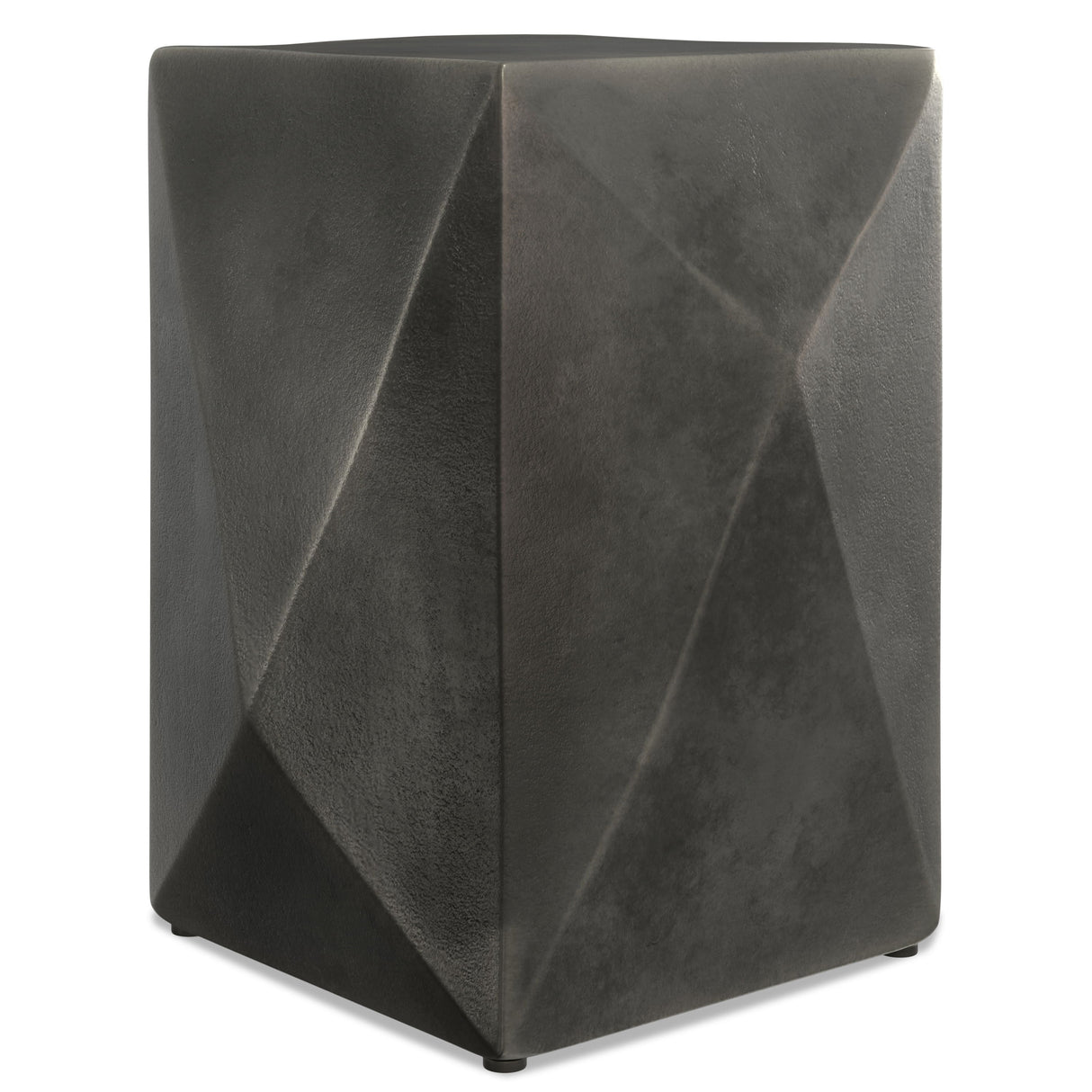 Danner - Cast Aluminum Side Table - Black by Simpli-Home | Bel Furniture