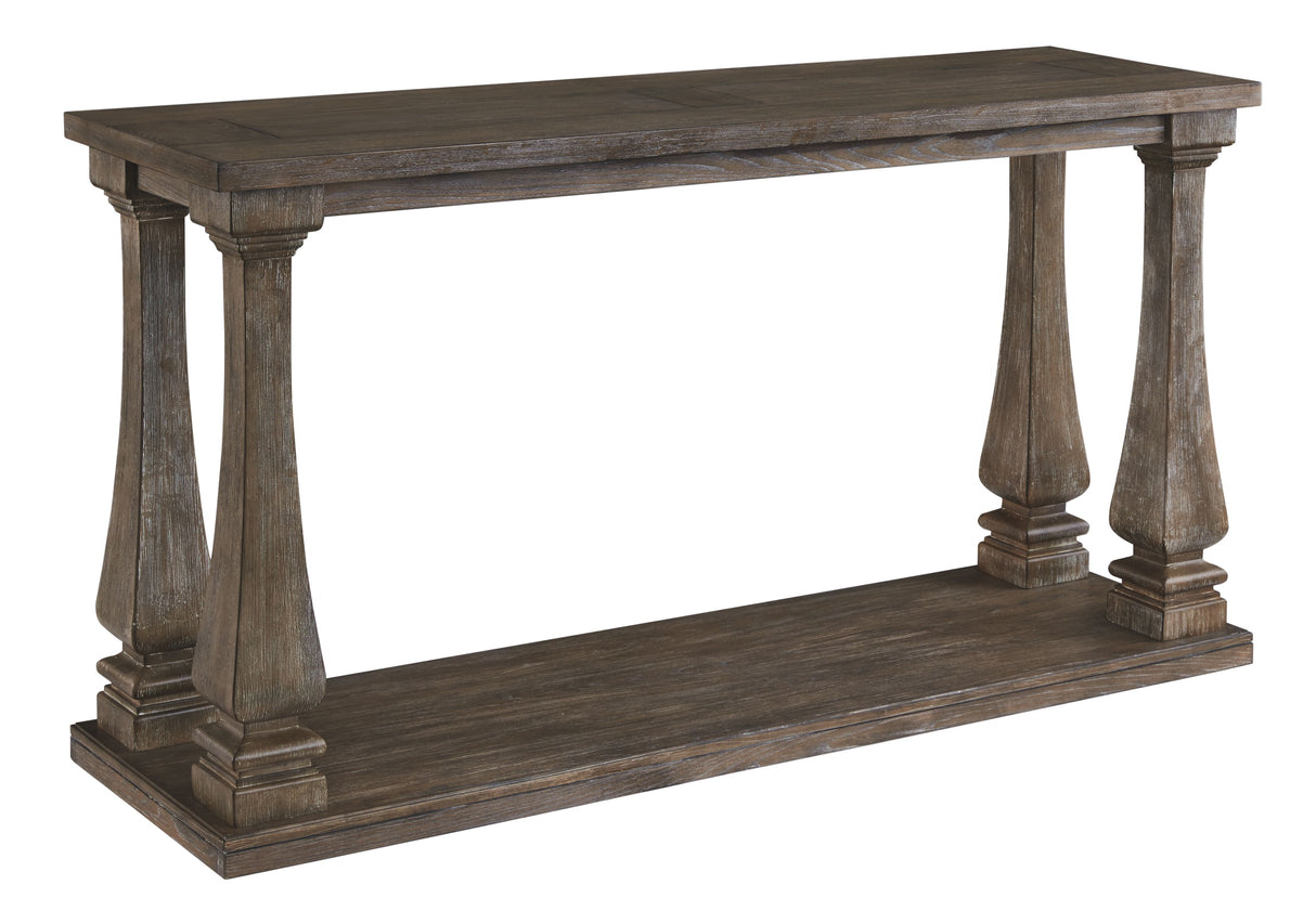 Johnelle - Gray - Sofa Table by Signature Design by Ashley® | Bel Furniture