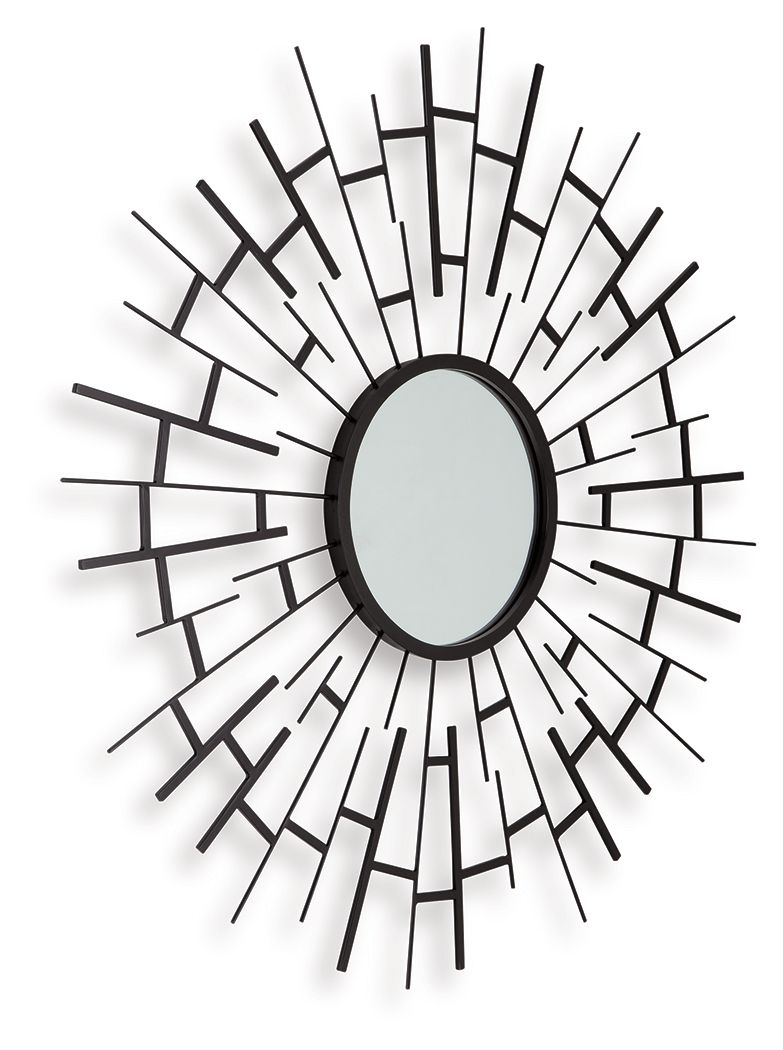 Garrenworth - Black - Accent Mirror by Signature Design by Ashley® | Bel Furniture