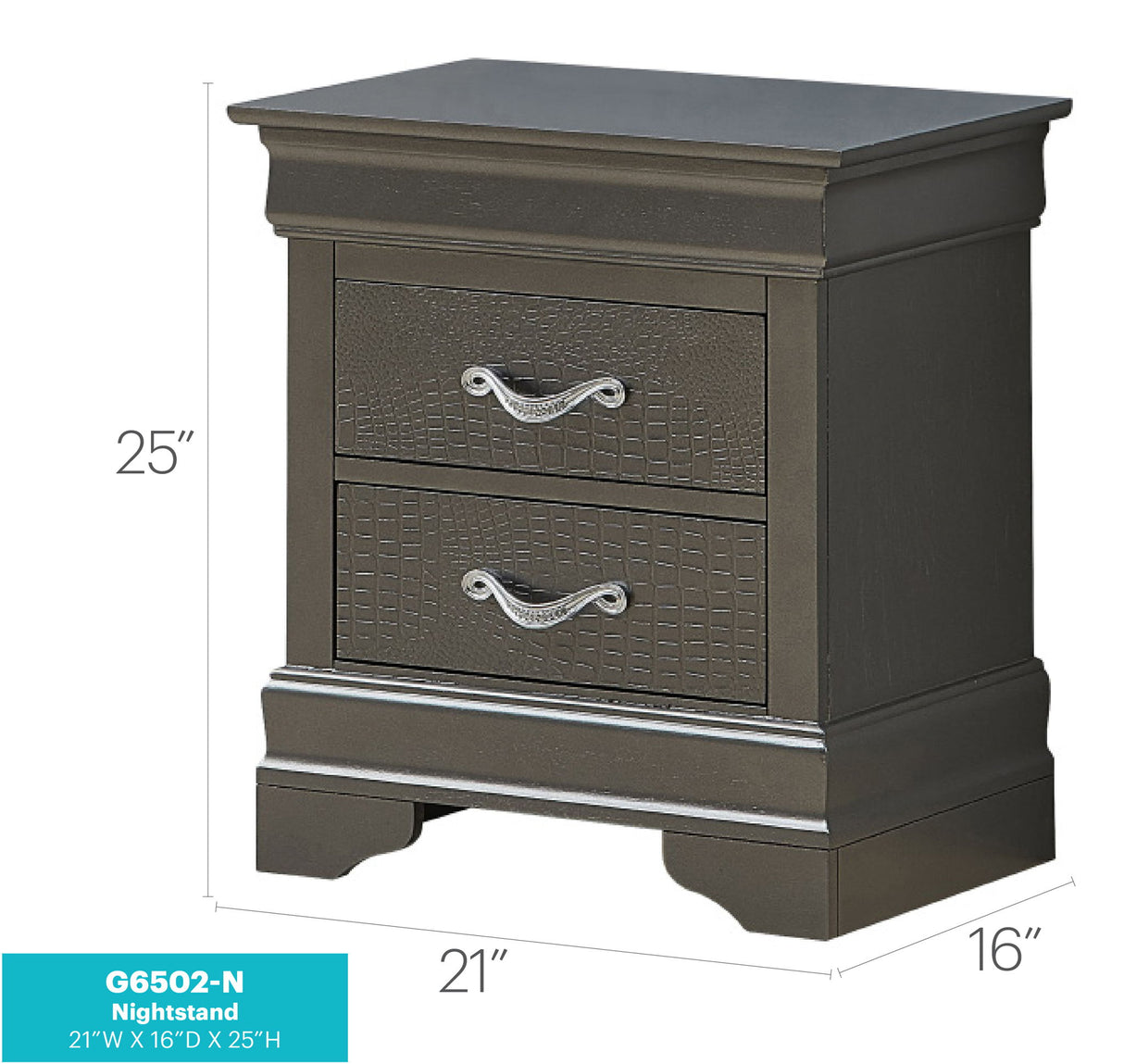 Decorative Accents Nightstand - view 17
