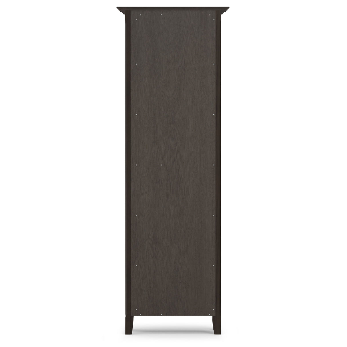 Amherst - 5 Shelf Bookcase - Brown by Simpli-Home | Bel Furniture