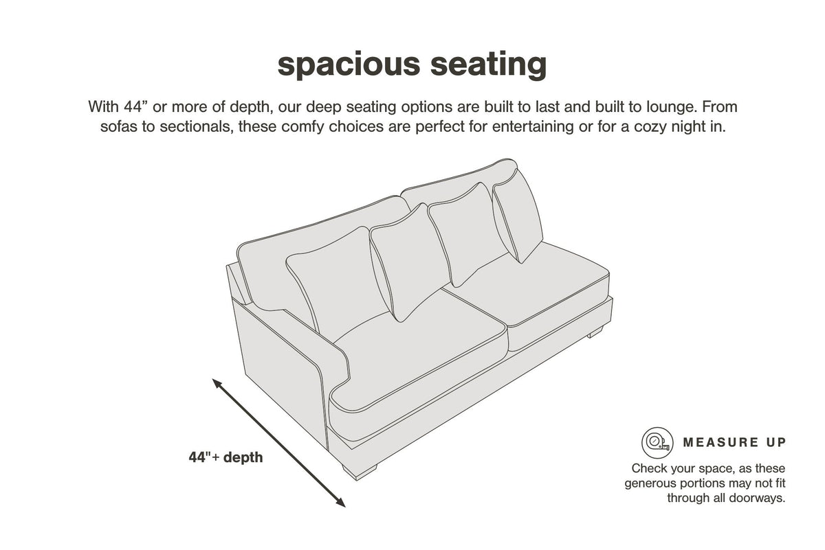 Avaliyah - 3-Piece Sectional With Laf Corner Chaise - Ash