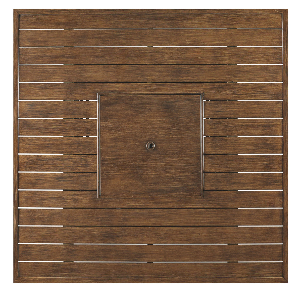 Paradise Trail - Medium Brown - Square Bar Table w/Fire Pit by Signature Design by Ashley® | Bel Furniture