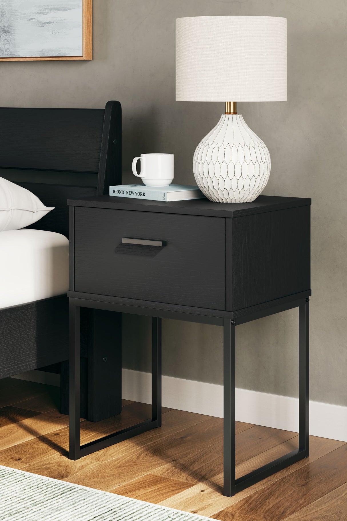 Socalle - One Drawer Night Stand by Signature Design by Ashley® | Bel Furniture