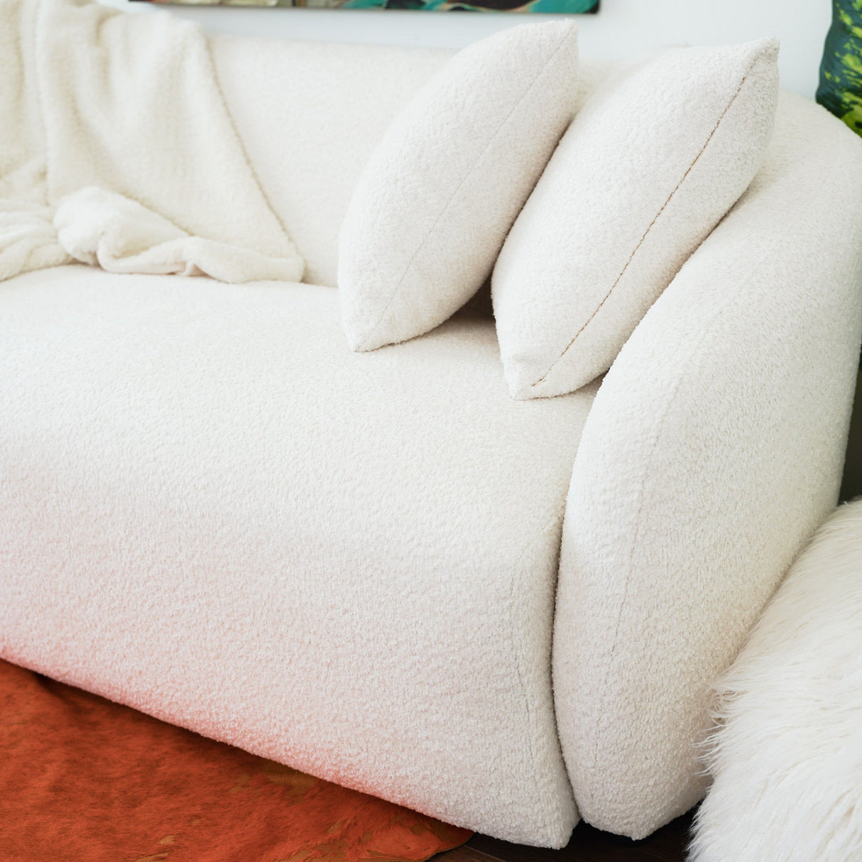 Linden - Sofa - Ivory by Ashcroft Furniture | Bel Furniture