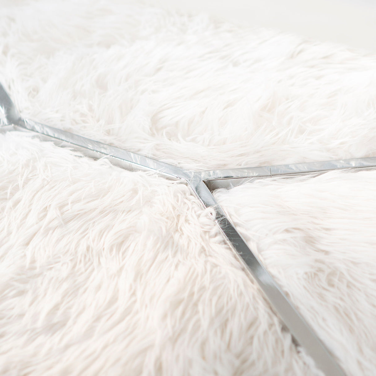 Modern Glam Metal And Faux Marble Coffee Table by Walker Edison | Bel Furniture
