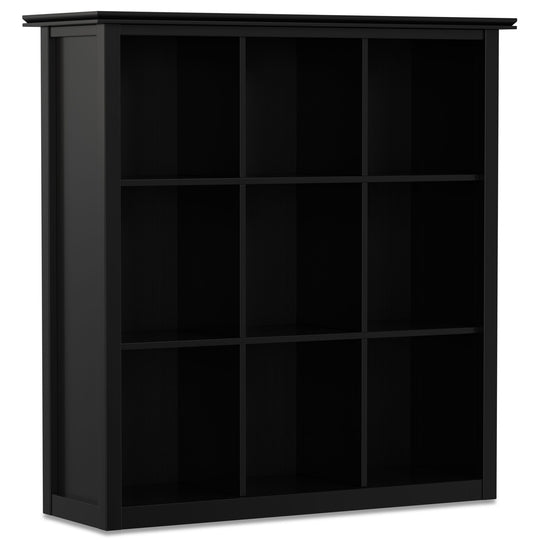 Artisan - Cube Storage Black 15"W x 43.2"D x 44.6"H by Simpli-Home | Bel Furniture