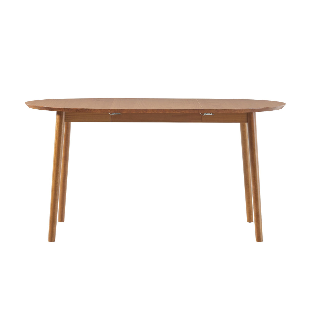 Mid-Century Damsel Extension Dining Table With Removable Leaf - Caramel by Walker Edison | Bel Furniture
