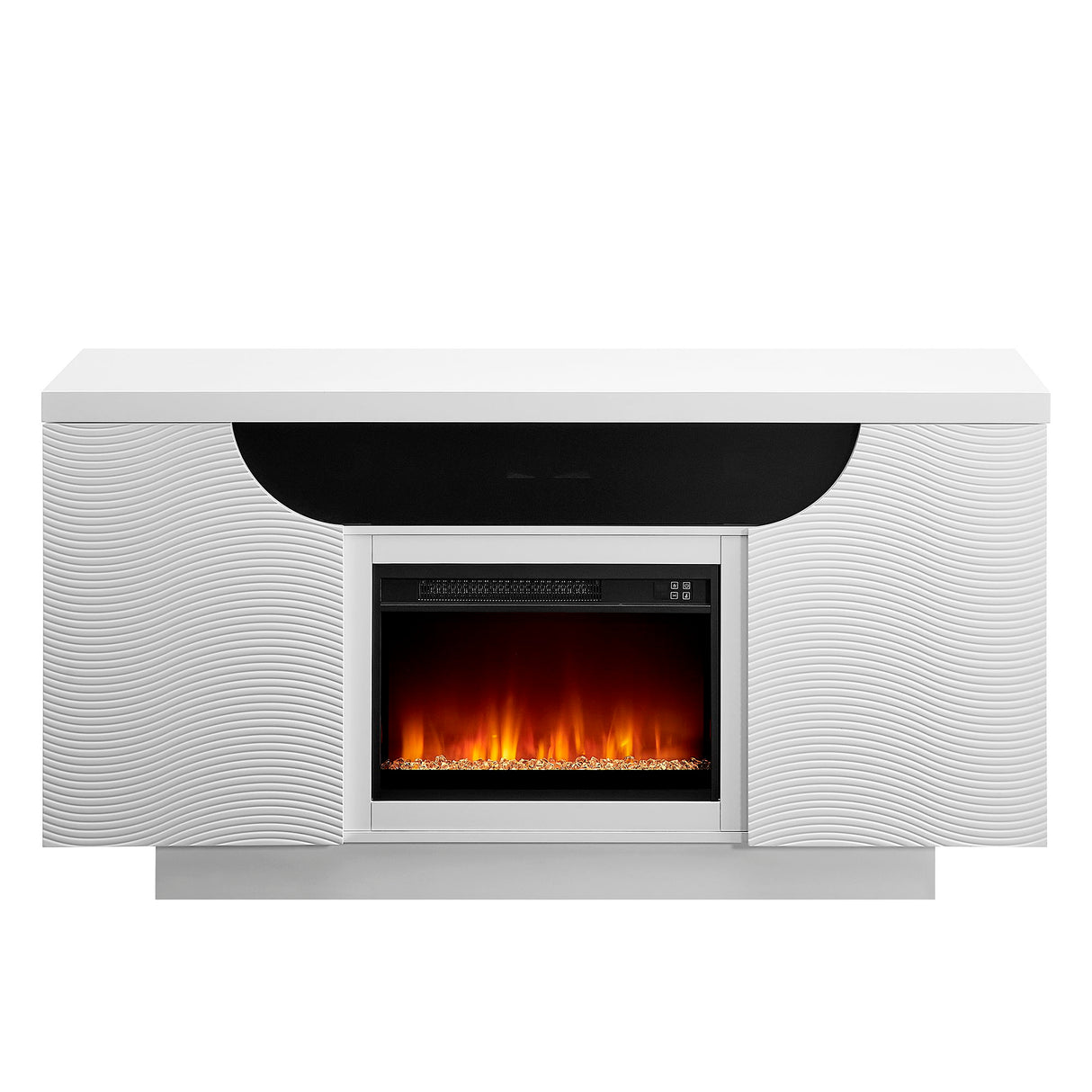Alessia - Electric Fireplace With Multi Color LED And Flame Settings