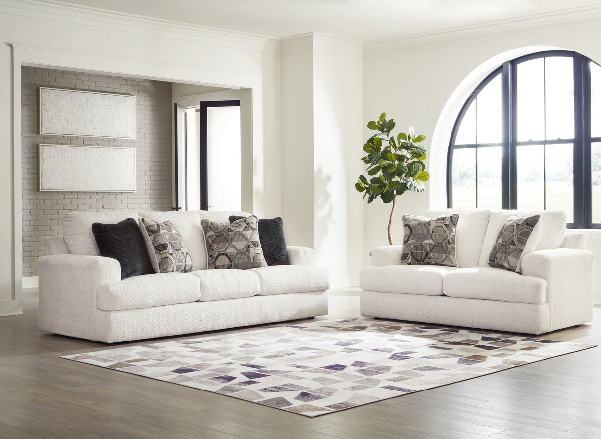 Karinne - Living Room Set White 2 Pc. Sofa, Loveseat by Signature Design by Ashley® | Bel Furniture