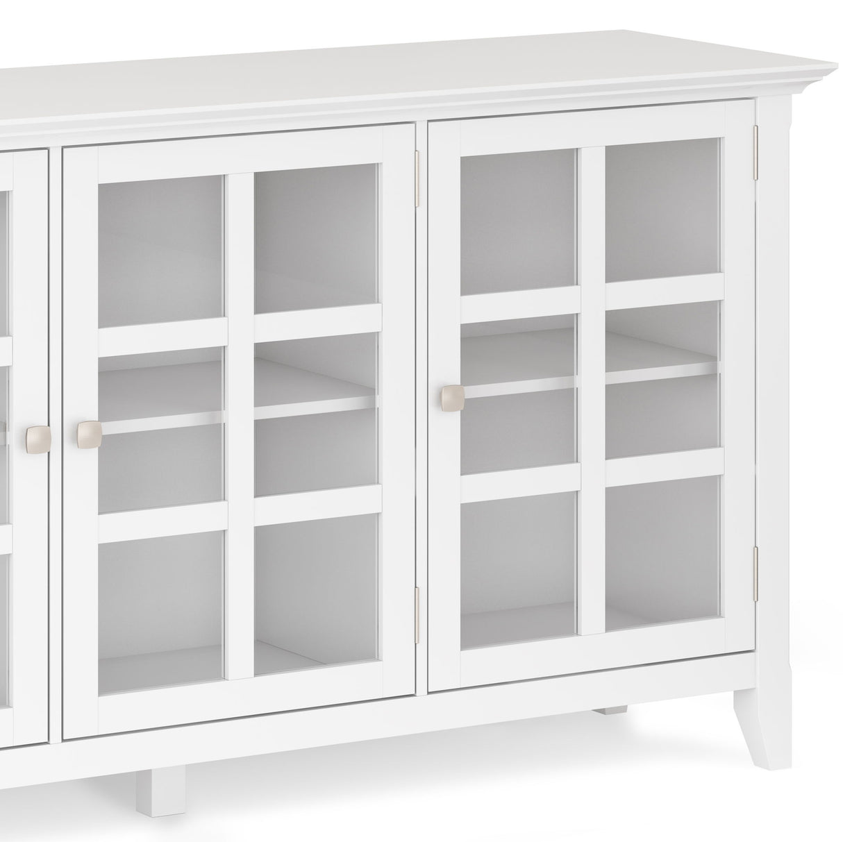 Acadian - Wide Storage Cabinet Handcrafted by Simpli-Home | Bel Furniture