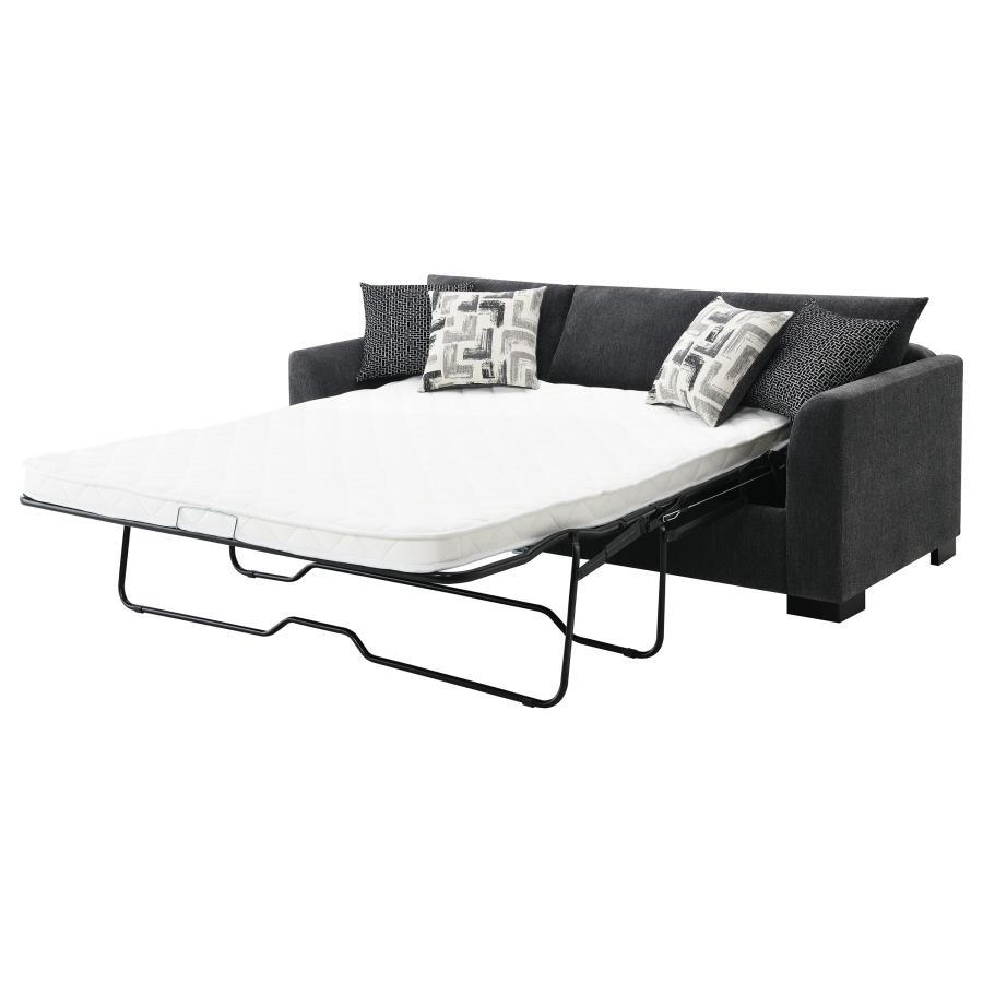 Storey - Upholstered Sleeper Sectional Chaise Sofa by CoasterEveryday | Bel Furniture