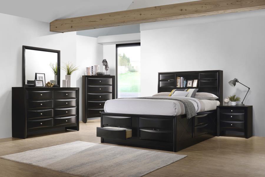 Briana - Wood Storage Bookcase Bed by CoasterEssence | Bel Furniture