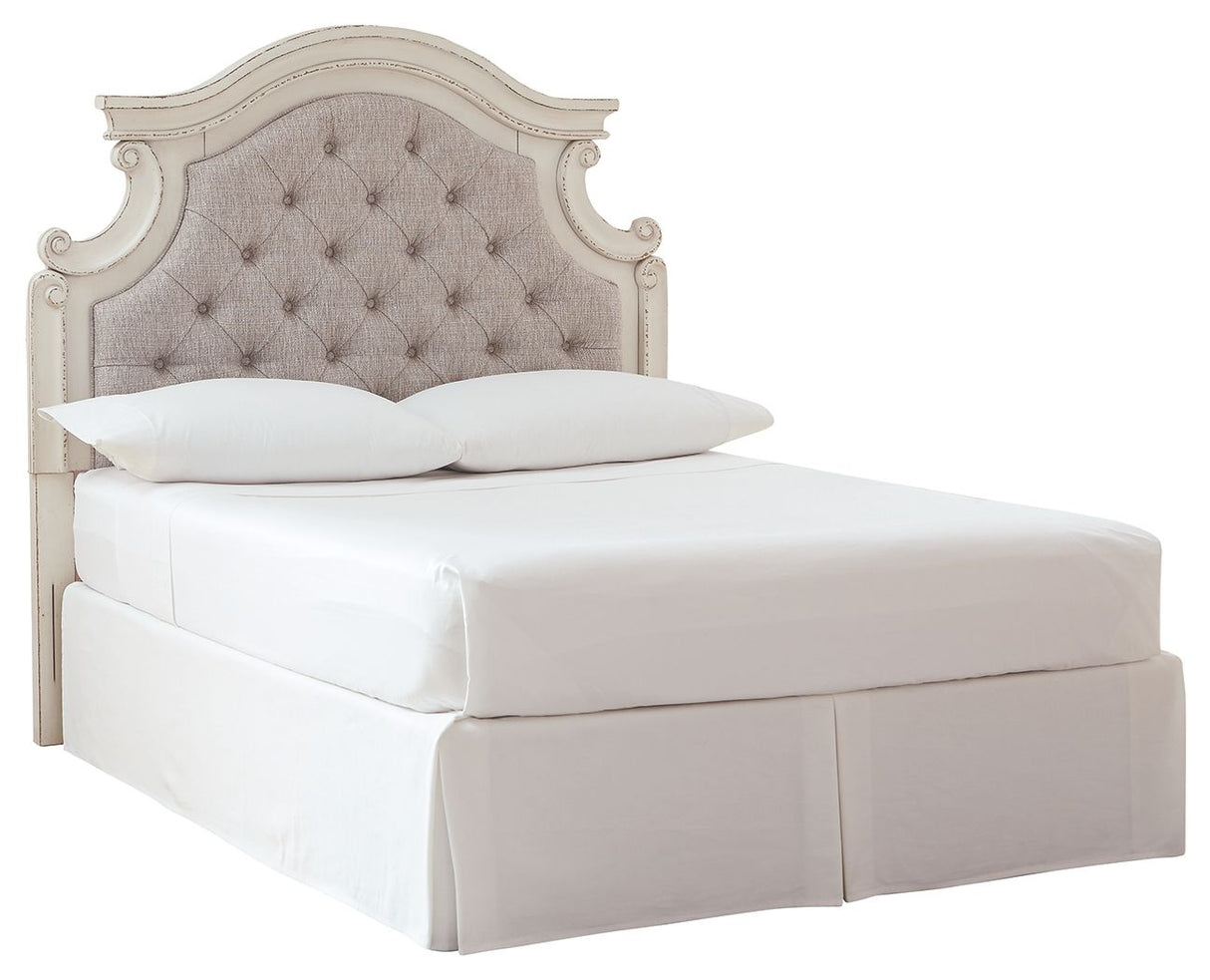 Realyn - Chipped White - Full UPH Panel Headboard by Signature Design by Ashley® | Bel Furniture