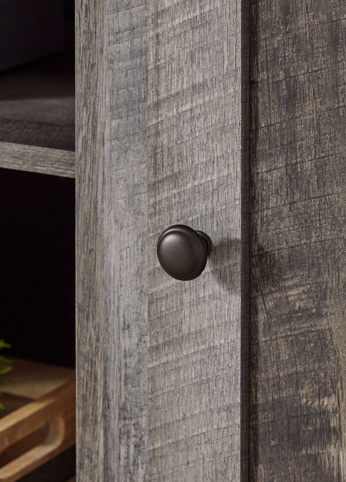 Wynnlow - Gray - 4-Piece Entertainment Center With LG TV Stand W/Fireplace Option by Signature Design by Ashley® | Bel Furniture