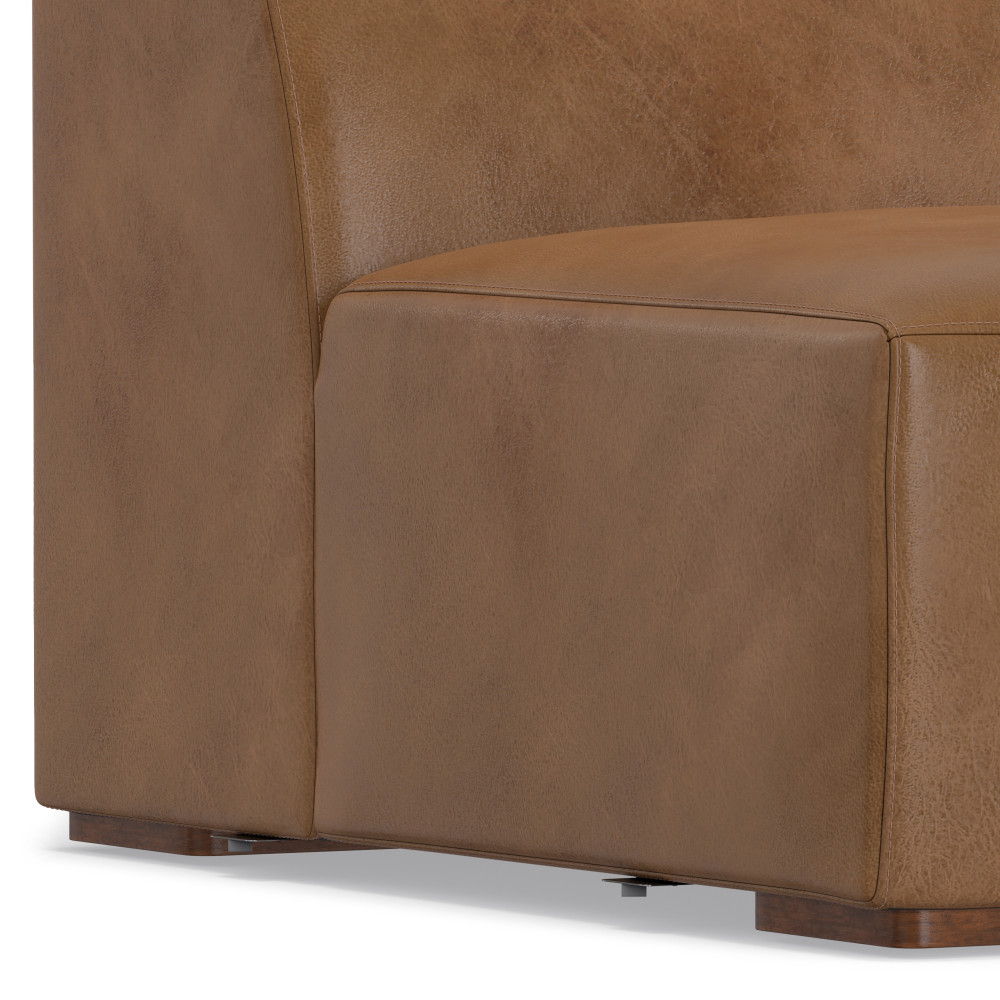 Rex - Center Sofa Module - Brown by Simpli-Home | Bel Furniture