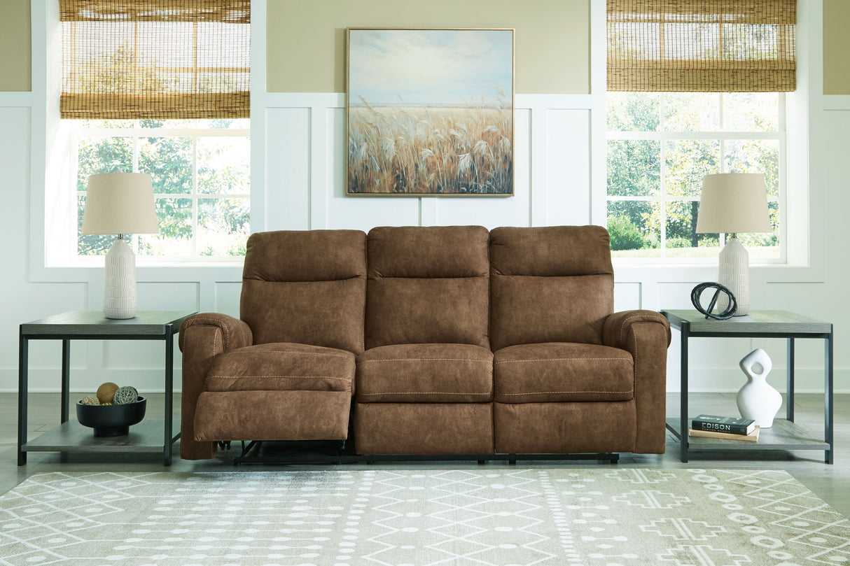Edenwold - Brindle - Reclining Sofa by Signature Design by Ashley® | Bel Furniture