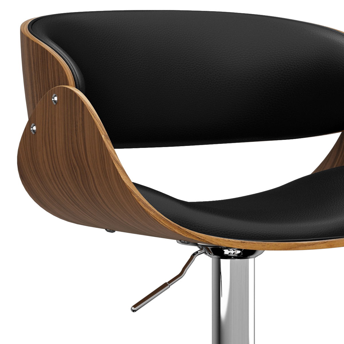 Amery - Mid Century Modern Adjustable Swivel Bar Stool by Simpli-Home | Bel Furniture