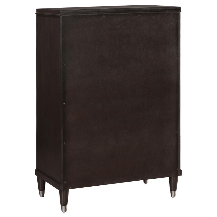 Emberlyn - 5-Drawer Bedroom Chest - Brown by Coaster Fine Furniture | Bel Furniture