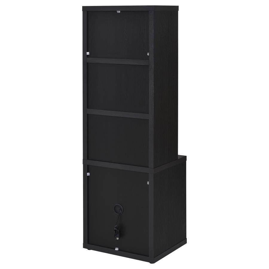 Westpark - 3-Shelf Bookcase USB And Lockable Drawer by Coaster Fine Furniture | Bel Furniture