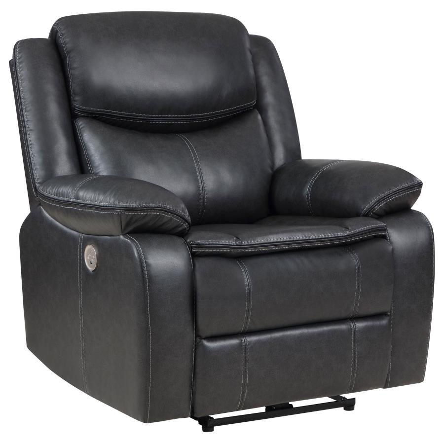 Sycamore - Upholstered Power Recliner Chair by Coaster Fine Furniture | Bel Furniture